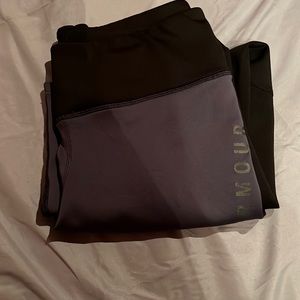 Under Armour Blue/Silver/Black compression leggings